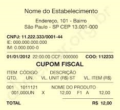 Cupom Fiscal